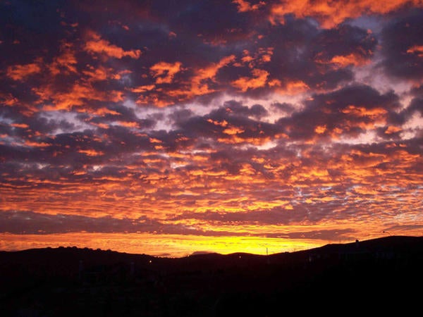 Sunrise over Sycamore Canyon
