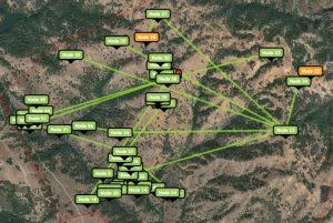 wireless sensor network map | UCR Natural Reserves