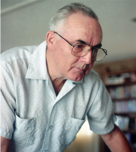 Bill Mayhew looking down