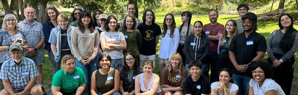 Interns and mentors at 2025 orientation